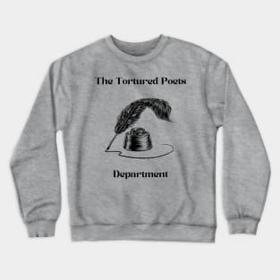 The tortured poets department feather pen design Crewneck Sweatshirt